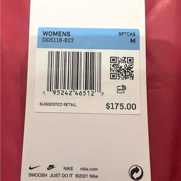Nike Women’s Faux Fur Sportswear Pink Jacket - Picture 12 of 14